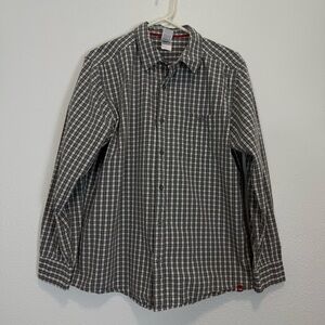 The North Face Hiking Camp Shirt Button Down Plaid Long Sleeve